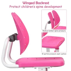 Costway Children Desk Chair Set Adjustable Study Table Drawer Winged Backrest Chair 13 Costway Children Desk Chair Set Adjustable Study Table Drawer Winged Backrest Chair -Children Household Series GUEST f2600da4 4eb3 4c96 96bb 8712c40425d1