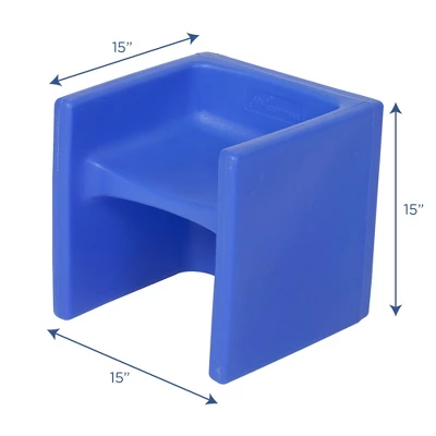 Children's Factory CF910-009 Flexible Seating Toddler Kids Cube Chair Classroom Furniture For Daycare, Playroom, And Homeschool, Blue 4 Children's Factory CF910-009 Flexible Seating Toddler Kids Cube Chair Classroom Furniture For Daycare, Playroom, And Homeschool, Blue - Image 4