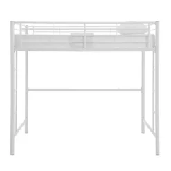 Twin Size Metal Platform Loft Bed - Saracina Home -Children Household Series GUEST f487d69d a487 41f8 876f 492e5c73e702