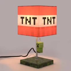 Minecraft TNT Table Lamp (Includes LED Light Bulb) -Children Household Series GUEST f78c5fb8 1b95 4d27 85a7 7ae37b6de4c9