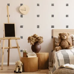 Lines Wall Decor Black - Decalcomania -Children Household Series GUEST f845ce72 9ed4 4f2e 8969 e03dbe890645