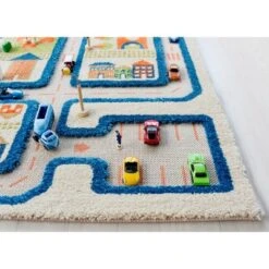39"x59" Traffic Blue 3D Play Rug - IVI 16 39"x59" Traffic Blue 3D Play Rug - IVI -Children Household Series GUEST fb129d43 2d0b 4b4e afdf 46037486b06d