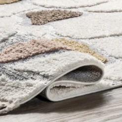 Zende Colorful Stones Kids Tassel Area Rug -Children Household Series GUEST fb6bfc68 027a 4743 85fb cacca0e1fab0