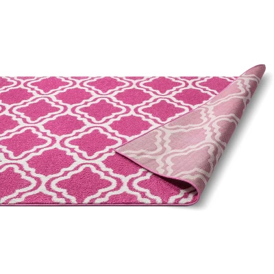Modern Calipso Lattice Trellis Bright Kids Room Carpet Soft Durable Area Rug 3 Modern Calipso Lattice Trellis Bright Kids Room Carpet Soft Durable Area Rug - Image 3