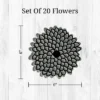 Zinnias Wall Decor - Decalcomania