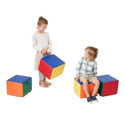 ECR4Kids SoftZone Cozy Cubes, Flexible Foam Seating 2 ECR4Kids SoftZone Cozy Cubes, Flexible Foam Seating - Image 2